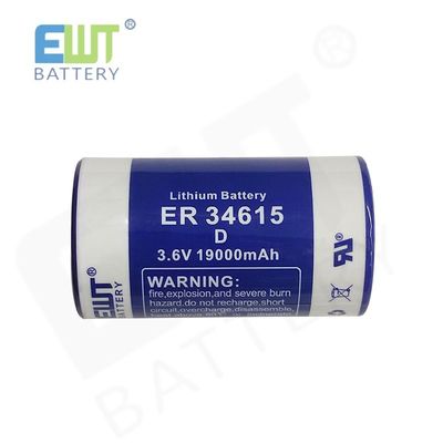 3.6V D ขนาด ER34615 แบตเตอรี่ไทยอนิลคลอริดลิตியம் ผู้ผลิต แบตเตอรี่กระบอก LISOCL2