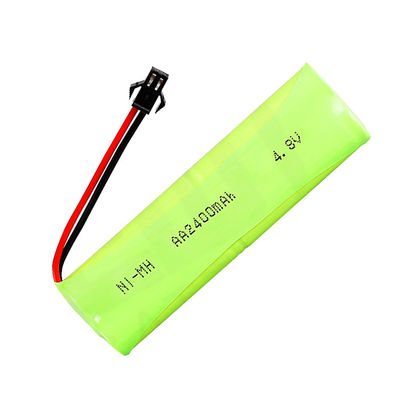 ซื้อ NIMH แบตเตอรี่ไฮดริดโลหะไนเคิล AA ขนาด 4.8v แบตเตอรี่แพ็ค 2400mah การผลิตออนไลน์