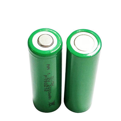 ซื้อ โรงงาน ขายตรง 1.2V 2000MAH 1500mAh 1800mAh ขนาด AA Ni-mh เซลล์แบตเตอรี่ไฮดริดโลหะนิเคิล การผลิตออนไลน์