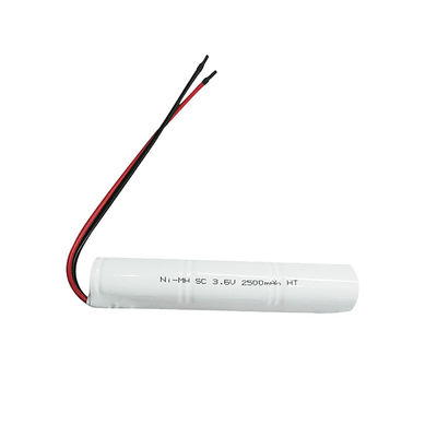 ซื้อ แบตเตอรี่แบบจําเพาะ นิเคิล 3.6v แบตเตอรี่ 2500mah การผลิตออนไลน์