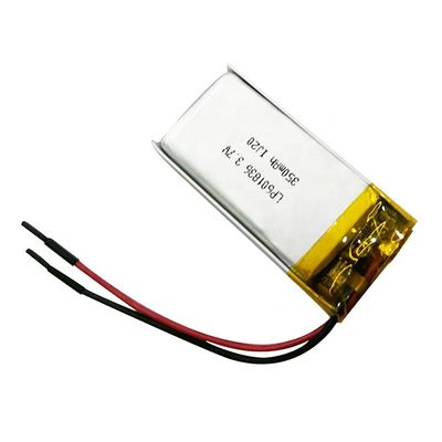 ซื้อ OEM แบตเตอรี่โพลีเมอร์ไอออนลิตยูม แบตเตอรี่ไอออนลิตยูม กันน้ํา แบตเตอรี่ 3.7 วอล 350mAh ชาร์จใหม่ การผลิตออนไลน์