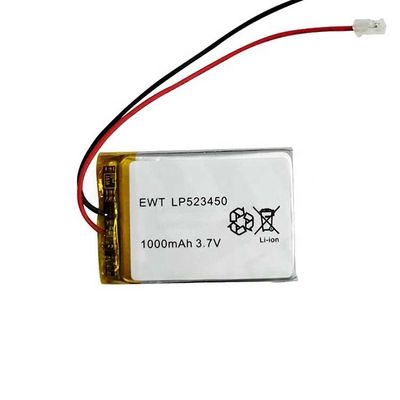 ซื้อ แบตเตอรี่พอลิเมอร์ลิตยูมพลังงานสูง 3.7v 1000mah 402035 แบตเตอรี่ CE online manufacture