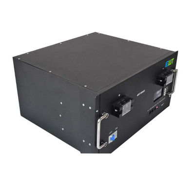 ซื้อ แบตเตอรี่ฟอสฟาตเหล็กลิเดียม 48V 100AH สีดํา สําหรับเครื่องพลังงาน UPS ที่กําหนดเอง การผลิตออนไลน์