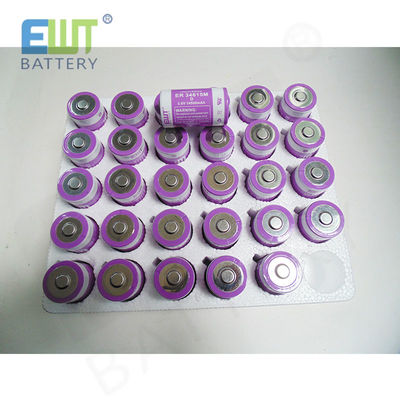 ซื้อ แบตเตอรี่ไทยอนิลคลอร์ไดลิตียมอัตราการทํางานสูง แบตเตอรี่ลิตียม 3.6V กระบอก ER34615M การผลิตออนไลน์