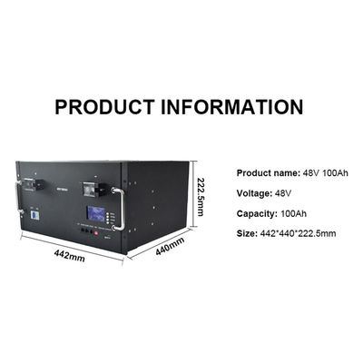 ซื้อ แบตเตอรี่ฟอสฟาตเหล็กลิเดียม 48 วอลต์ แบตเตอรี่แอโนด 100Ah แบตเตอรี่ LFP online manufacture