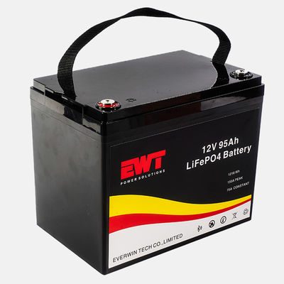 ซื้อ แบตเตอรี่ไฟฟ้า 12.8V 95Ah แบตเตอรี่ฟอสฟาตเหล็กลิเดียม 12V IFR32700 แบตเตอรี่ไอออนลิเดียม online manufacture