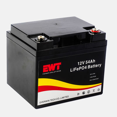 ซื้อ LiFePO4 แบตเตอรี่ลิตยูม 12.8V 54Ah แบตเตอรี่ลิตยูมเหล็กฟอสฟาต แพ็ค SLA แบตเตอรี่ LFP online manufacture