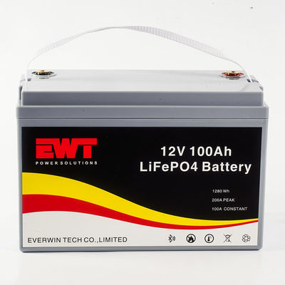 ซื้อ ระยะเวลาใช้งานยาว แบตเตอรี่ลิตยูไอออนแบบชาร์จใหม่ 12v 100ah lifepo4 แบตเตอรี่แพ็คสําหรับสกูเตอร์ E-bike กอล์ฟรถ การผลิตออนไลน์