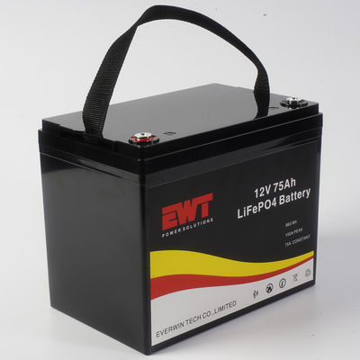 ซื้อ แพ็คฟอสเฟตเหล็กลิเดียม 12V 75AH IFP32700 แบตเตอรี่ชาร์จใหม่ online manufacture