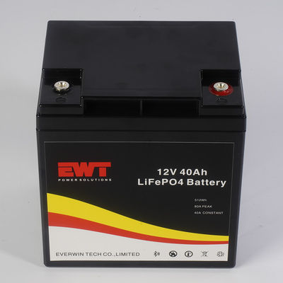 ซื้อ แบตเตอรี่ Lifepo4 ขนาดใหญ่ 12V 40AH สําหรับภายนอก พร้อมกันฝุ่นและน้ํา การผลิตออนไลน์