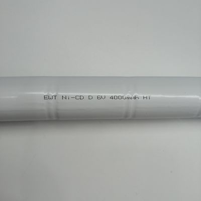 ซื้อ แบตเตอรี่ NICD 6V 4000mAh ที่ทํางานได้ดีที่สุดในสภาพแวดล้อมที่แตกต่างกัน -20°C ถึง 55°C การผลิตออนไลน์