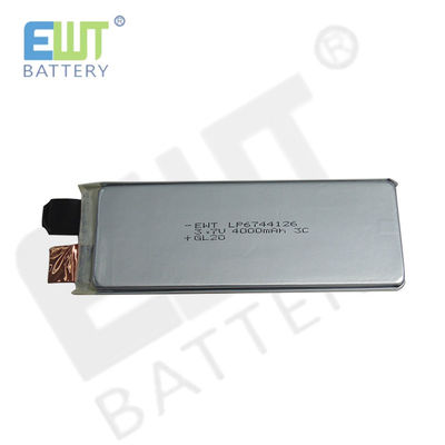 ซื้อ แบตเตอรี่พอลิเมอร์ลิตียมเกรด A LP6744126 3.7V 4000mAh 3C ตลอด 1 เดือน online manufacture