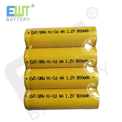 ซื้อ แบตเตอรี่ไนเคิลแคดมีียมความจุสูง NI-CD AA 1.2V 600MAH 800mAh สําหรับ AA online manufacture