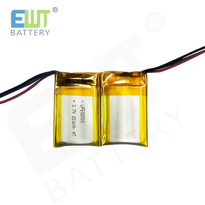 ซื้อ 4.2V การชาร์จความแรงดันตัดและแบตเตอรี่ Li-Poly ด้วยเซลล์กระเป๋า LP502030 3.7V 250mAh การผลิตออนไลน์