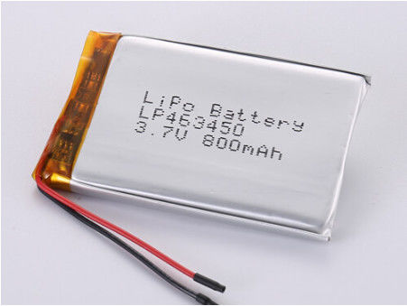 ซื้อ LP463450 3.7V 800MAH Li-polymer Battery CE Certificates OEM ODM Supported Chemical Composition online manufacture