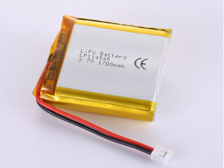 ซื้อ LP114545 3.7V 1700MAH แบตเตอรี่ลิโอน ผู้ผลิต แบตเตอรี่ลิโอนสี่เหลี่ยมความจุสูง แพ็ค LiPo Pack Soft Pack สําหรับการทํางานที่ยาวนาน online manufacture