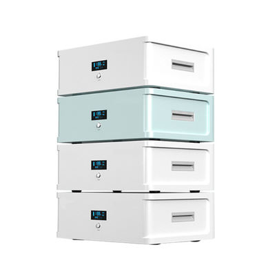 ซื้อ แพ็คแบตเตอรี่ฟอสเฟตเหล็กลิเดียม 100Ah เครื่องเก็บเก็บพลังงานสูง 48V สําหรับครัวเรือน ระบบแสงอาทิตย์เรียงกัน เครื่องเก็บเก็บทั้งหมดในเครื่องเดียว การผลิตออนไลน์