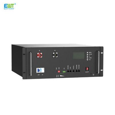 ซื้อ 51.2V แบตเตอรี่เก็บพลังงานไฟฟ้าไฟฟ้าที่ติดตั้งบนราก พร้อมกระเป๋า ABS ที่ได้รับการรับรอง UL และเทคโนโลยี Li-ion การผลิตออนไลน์