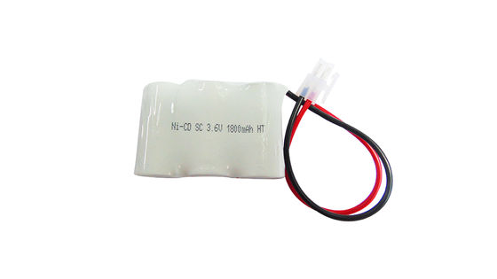 ซื้อ แบตเตอรี่นิกเกิลแคดเมียม 3.6V 1800MAH แบบชาร์จไฟได้ ใช้งานได้นาน การผลิตออนไลน์