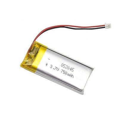 พลังงาน 3.7v 750mah แบตเตอรี่ชาร์จใหม่ แบตเตอรี่ LiPo ขนาดเล็ก โพลิเมอร์