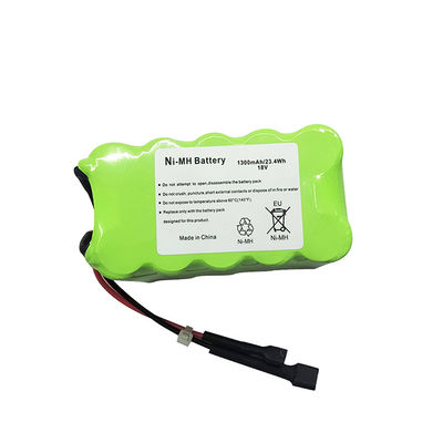 18v 1300mah นิเคิลแบตเตอรี่ที่สามารถชาร์จใหม่ได้ Nimh แบตเตอรี่ที่สามารถชาร์จใหม่ได้ Aa แพ็ค