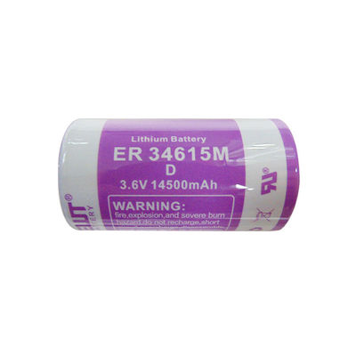 แบตเตอรี่ลิตยูมประถมอัตราการทํางานสูง 3.6V 14500mAh แบตเตอรี่ลิตยูมกระบอก