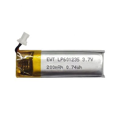 601235 แบตเตอรี่พอลิเมอร์ลิตียม 300mAh 400mAh 3.7V 200mAh แบตเตอรี่ LiPo
