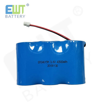 แบตเตอรี่ Lithium Thionyl Chloride AAA เซลล์ ER34615 แบตเตอรี่ LiSOCL2 19000mAh