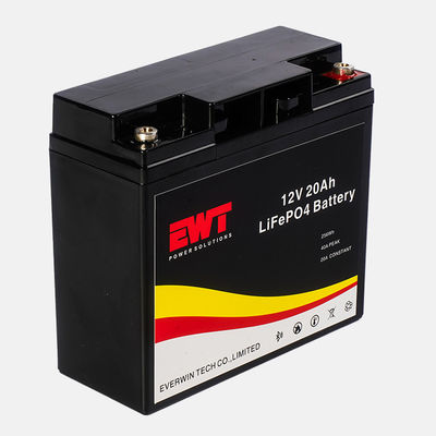 20Ah LiFePO4 12V แบตเตอรี่เหล็กลิเดียมฟอสฟาต อายุยาวสําหรับสกูเตอร์
