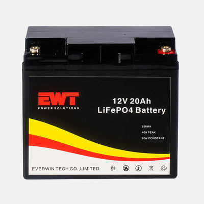 OEM / ODM แบตเตอรี่ฟอสฟาตเหล็กลิธีม 12V แบตเตอรี่ 12.8V 20Ah Lifepo4 แบตเตอรี่แพ็ค