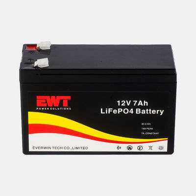แบตเตอรี่ฟอสฟาตเหล็กลิตยูม 12V 7Ah ที่มีความยาวนานและมีความหลากหลาย สําหรับเครื่องมือไฟฟ้า