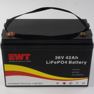 36V 42Ah Lifepo4 แบตเตอรี่เก็บพลังงานสําหรับการแทนกรด鉛ที่มีอายุการใช้งานยาว