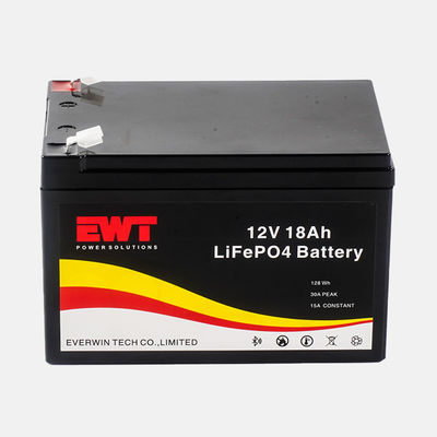 แบตเตอรี่ลิธีียม LiFePO4 แบตเตอรี่ลิธีียมไอออน 12v 18Ah สําหรับเครื่องมือไฟฟ้า