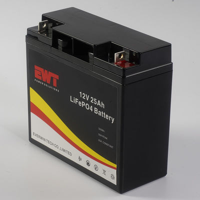 แบตเตอรี่ Li-Ion วงจรลึก 12V 25Ah Lifepo4 สําหรับเครื่องมือไฟฟ้า