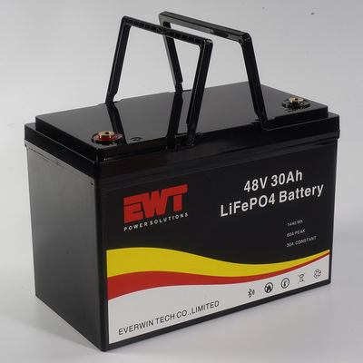 แบตเตอรี่ LifePo4 ที่กําหนดเอง 48V 30ah 1000w สําหรับ Ebike แบตเตอรี่แพ็ค