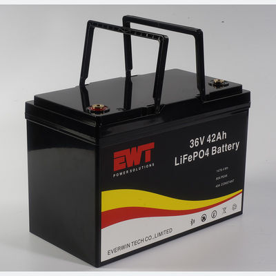 กอล์ฟรถไฟฟ้า Lifepo4 แบตเตอรี่ 36V 42AH สําหรับการจําหน่ายพลังงาน