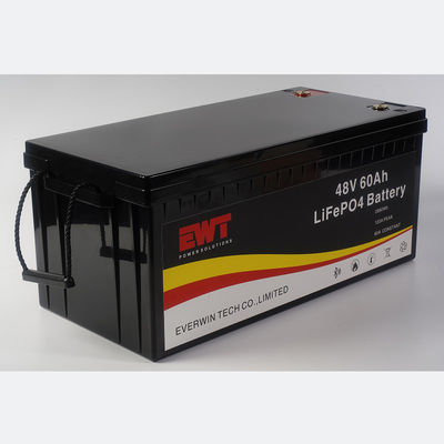 แบตเตอรี่ 3KW แพ็ค 48V 60AH Lifepo4 แบตเตอรี่สําหรับการเก็บพลังงาน แบตเตอรี่
