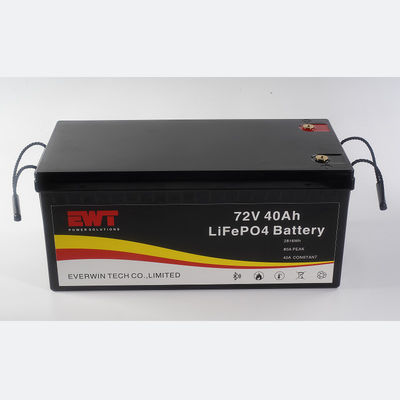 แบตเตอรี่ฟอสฟาตเหล็กลิเดียม 72V 40AH พร้อม BMS การสื่อสารสําหรับ ATV