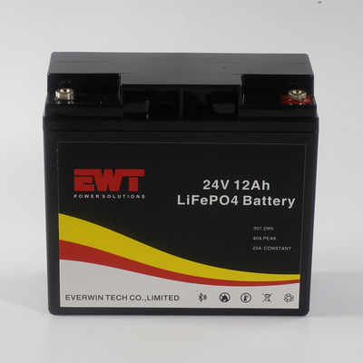 วงจรลึก 24V 12Ah Lifepo4 แบตเตอรี่ลิธีียม