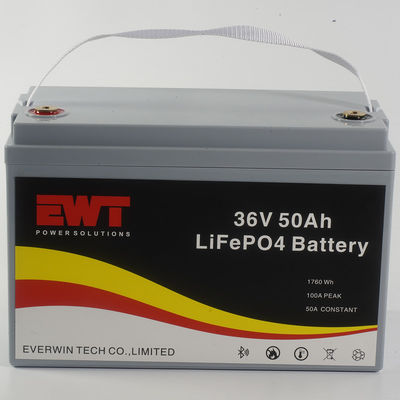 36V 50AH LiFePO4 แบตเตอรี่แพ็ค พลังงานสําหรับระบบเก็บพลังงาน