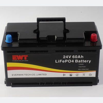 รถจักรยานสามล้อไฟฟ้า 24V 60AH แบตเตอรี่ Li-Ion Pack สําหรับพลังงานมอเตอร์ไฟฟ้า