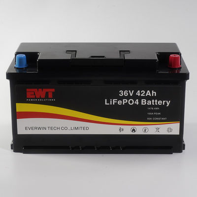 สภาพแข็งกรอบ LFP 36V 42AH Li-FePo4 แบตเตอรี่แพ็ค จําหน่ายสําหรับอุปกรณ์เรือไฟฟ้า