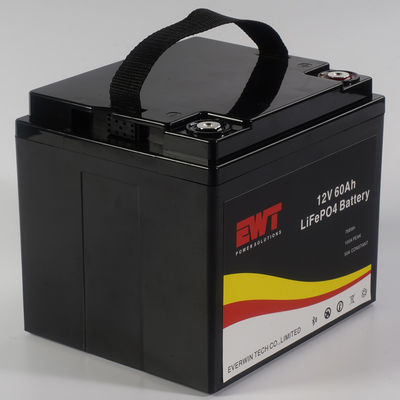 อายุจักรยานยาว 12V 60AH แบตเตอรี่ลิเดียม แพคพลังงานสําหรับหุ่นยนต์ท่อน้ํามัน