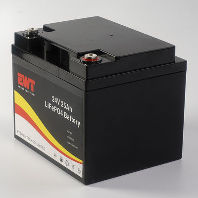 การชาร์จเร็ว LifePo4 24V 25AH แบตเตอรี่แพ็คสําหรับหุ่นยนต์ตรวจสอบท่อระบายน้ํา