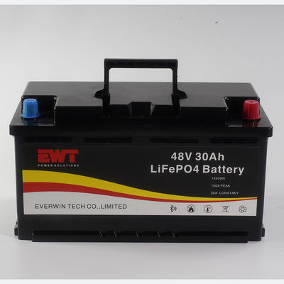 เวลาการชาร์จเร็ว 48V LiFePO4 แหล่งไฟฟ้าสําหรับการใช้งานขนาดเล็ก