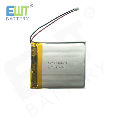 ความดันเฉพาะ 3.7V แบตเตอรี่พอลิเมอร์ลิตียม LP484450 3.7V 900mAh เกรด A สําหรับการปล่อย