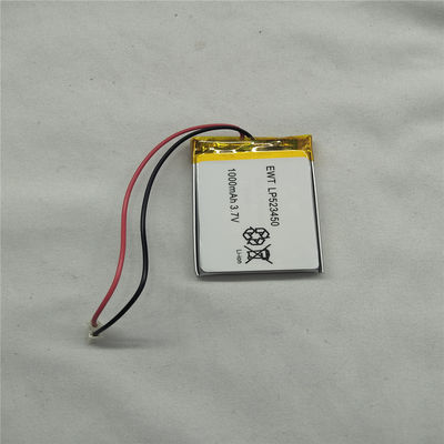 แพ็ค LiPo ขนาดสูง พร้อม PCM LP523450 3.7V 1000mAh ผลงานที่มั่นคงและปลอดภัย
