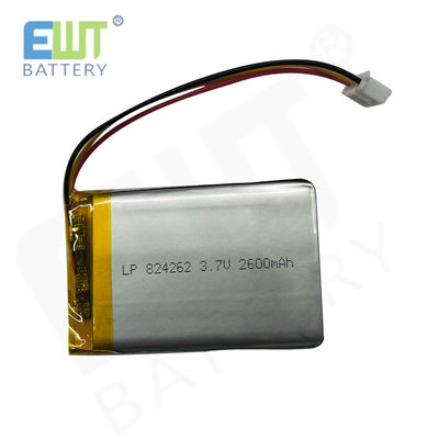 LP824262 3.7V 2600mAh ความจุสูง LiPo Pack พลังงานสําหรับอุปกรณ์ LED