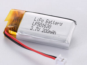 3.7V 200MAH 1S1P พอลิเมอร์ลิตยูม แบตเตอรี่ แพคชั่น รุ่นการประกอบ พร้อมการรับประกัน 12 เดือนและวัสดุที่เป็นพิษ NO PCM ขนาดเล็ก