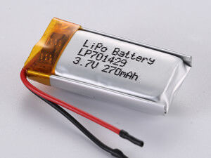 แพ็ค LiPo ขนาดสูง LP701429 3.7V 270MAH การปรับปรุงสุดยอดสําหรับรถ RC ของคุณจาก Leading